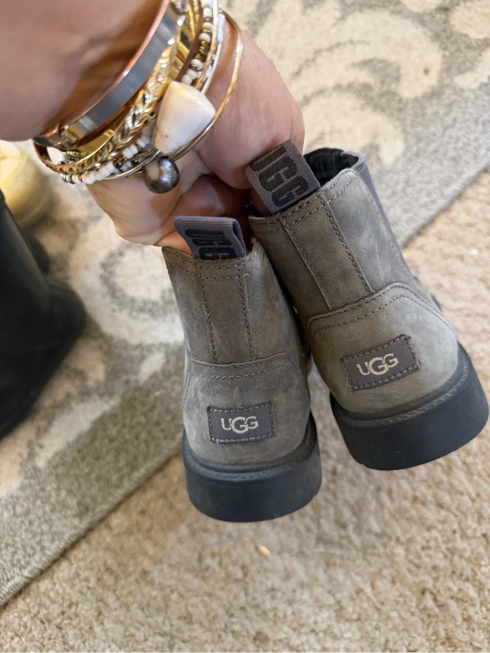 UGG Kids Grey Chelsea Boots